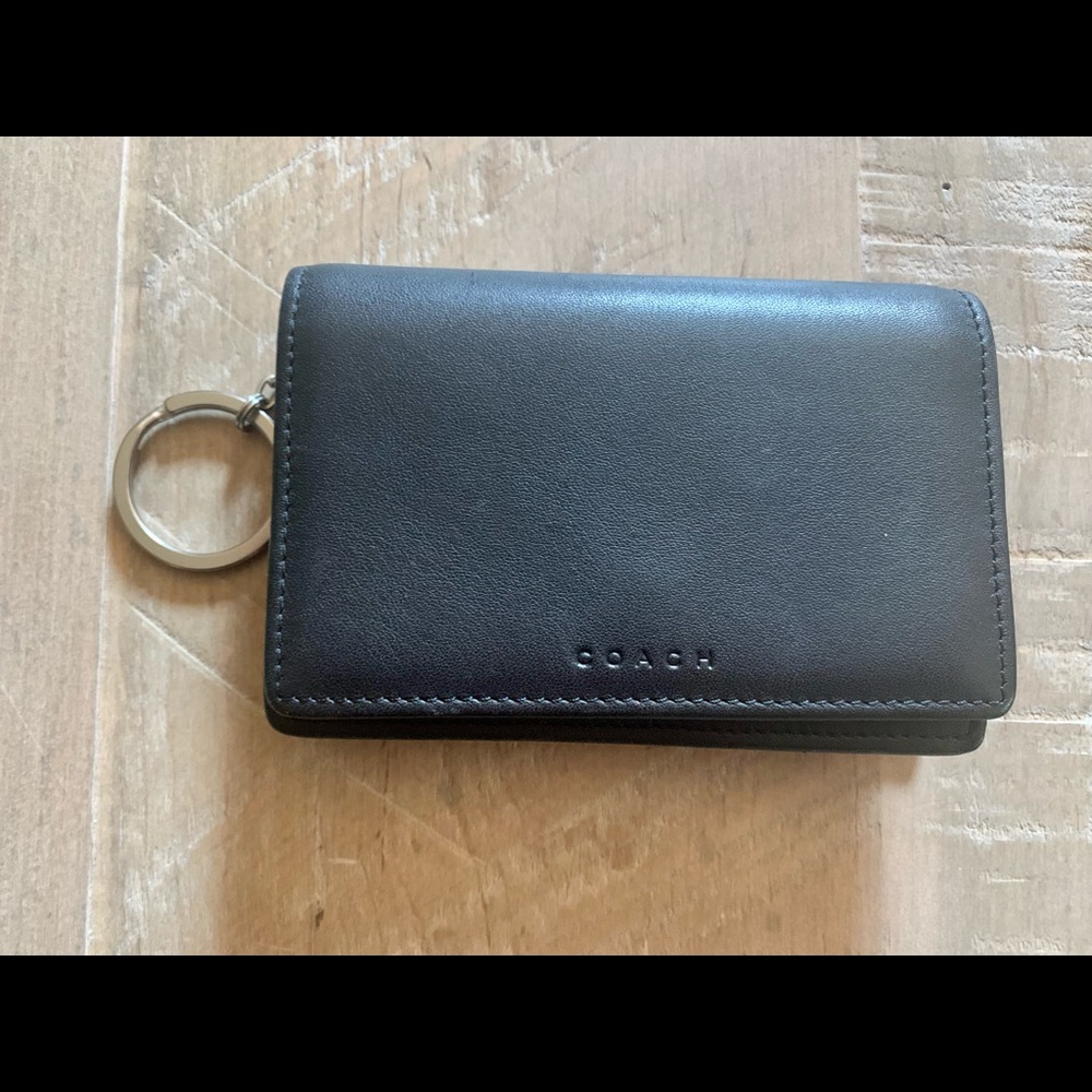 Coach Black Leather Wallet